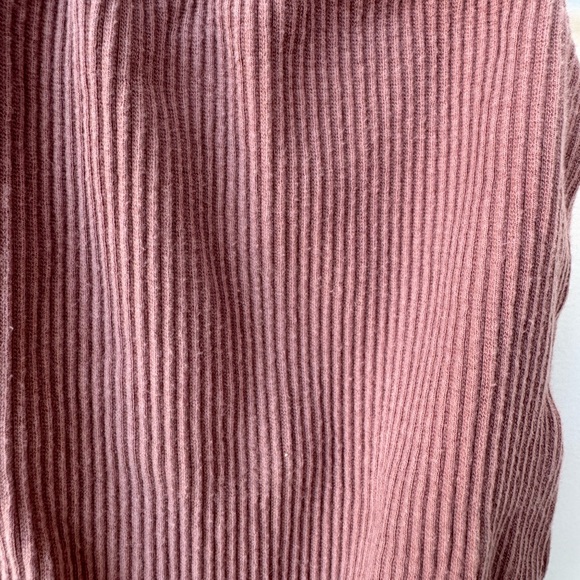 Raised by Water 100% cotton ribbed tank in mauve 3-6m - Picture 2 of 6